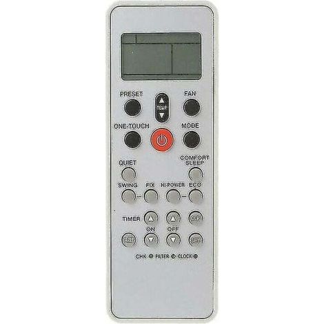 Télécommande de climatiseur de remplacement - Toshiba Wc-l03se - Universelle (1/3)