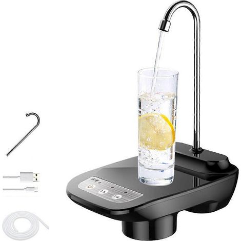 Distributeur d'eau en bouteille avec pompe à eau automatique rechargeable par USB, distributeur d'eau électrique portable (1/4)