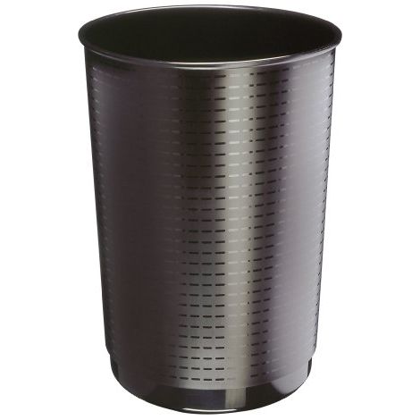 Corbeille à papier maxi capacité Cep Pro noire 40 L