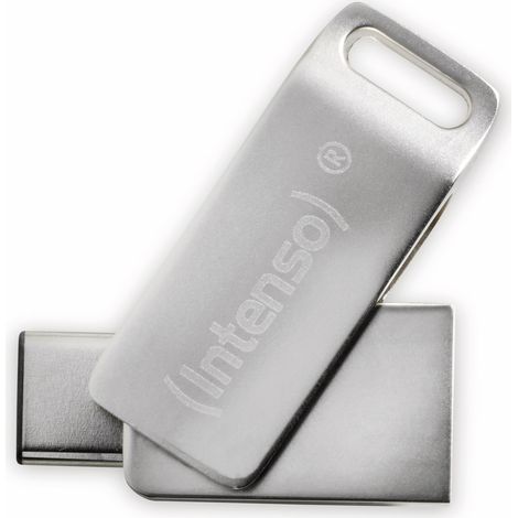 Intenso cMobile Line USB-Stick 64 GB USB Type-A / USB Type-C 3.2 Gen 1 (3.1 Gen 1) Silber (1/4)
