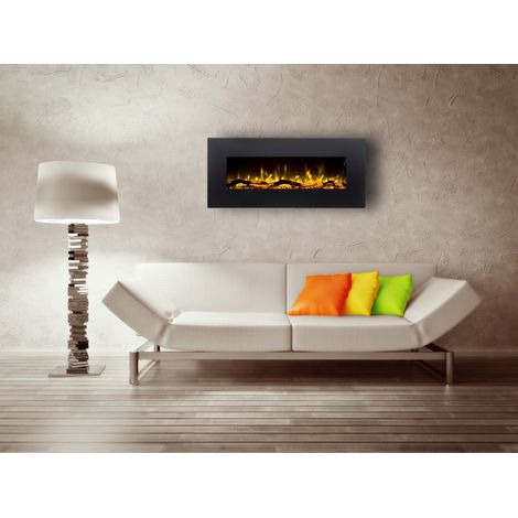 cheminée électrique ALBION NH 42, 110x49x14cm sans fonction chauffage