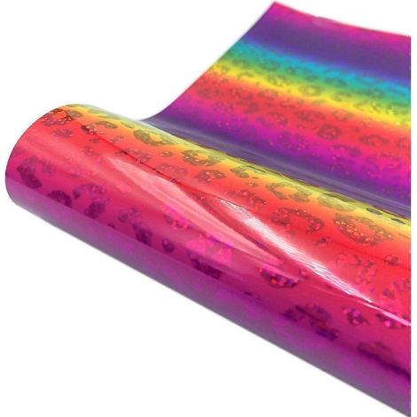 Bunte, selbstklebende PVC-Folie, geeignet für Schneidemaschinen und andere Schneidgeräte. (1/5)