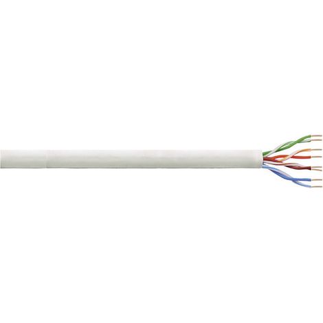 LogiLink CPV0035 Câble réseau CAT 6 U/UTP 4 x 2 x 0.205 mm² gris 100 m (1/2)