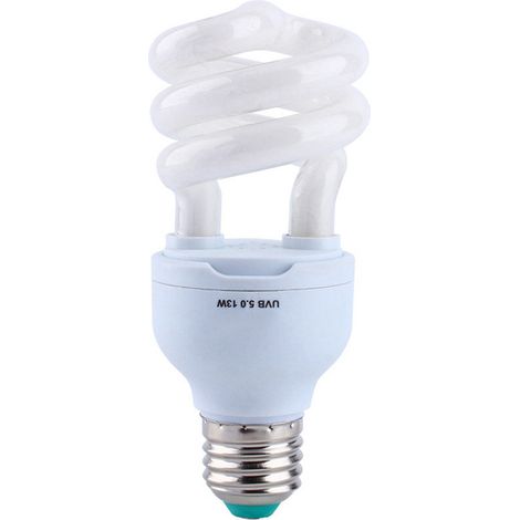 Soavoa Lampe UVB 5.0 13W E27 Pour Reptiles Désertiques Simulation Naturelle Stimule Métabolisme Calcium 1 Pièce (1/4)