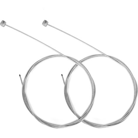 Lot de 2 Câbles de Frein avant et arrière pour VTT, Vélo de Route - Accessoires de Rechange (1/5)