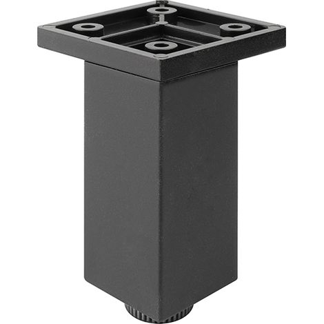FP003 60 mm verstellbarer Möbelfuß, Mattschwarz SANS MARQUE