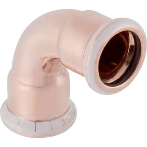 Geberit Mapress Raccordo a gomito in rame, DN 10, dø 12 mm, 60101