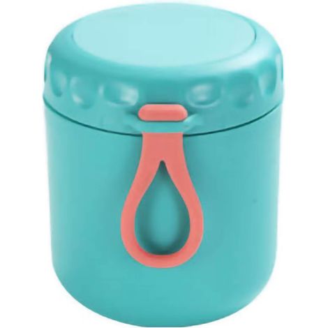 Tasse Isotherme en Acier Inox Micro-ondes avec Bouchon Étanche pour Petit-déjeuner Bureau Vert (1/5)