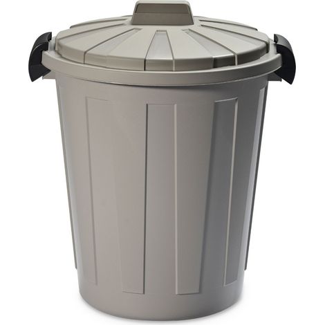 Bidone Plastmeccanica ladybin colore tortora 25 lt (1/3)