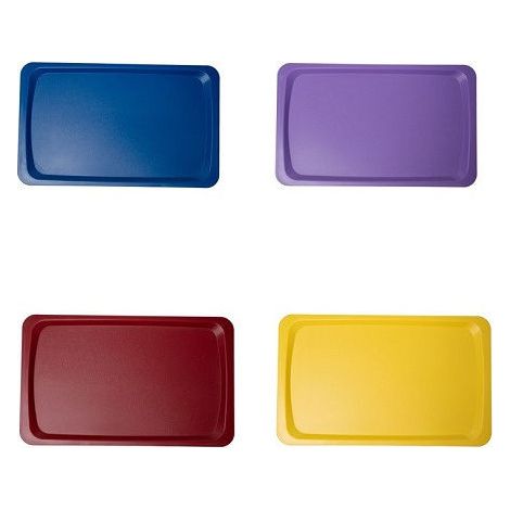 Blim VS004 Vassoio da portata con manici in polipropilene alimentare lavabile in lavastoviglie 45x31x8,5 cm colore Assortito