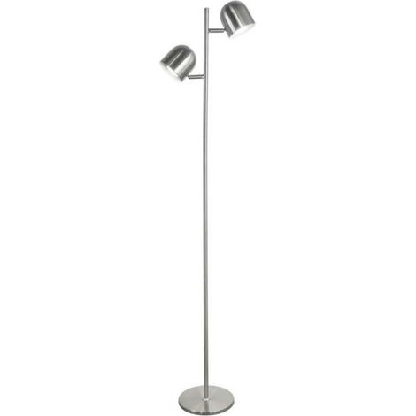 Lámpara de pie modelo Baptiste acabado niquel satinado 138cm(alto) 31cm(ancho) 20cm(largo) (1/2)