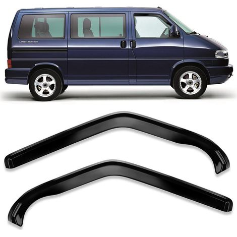 Windabweiser Schwarz für VW T4 1990-2003, 1 Paar Regenschutz zum Aufkleben (1/5)