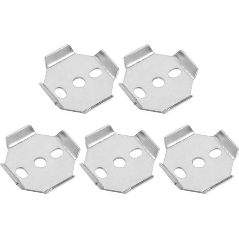 Pièces de rechange pour porte-serviettes INOOMP 5 plaques fixation en acier inoxydable 3 , cm la et (1/5)