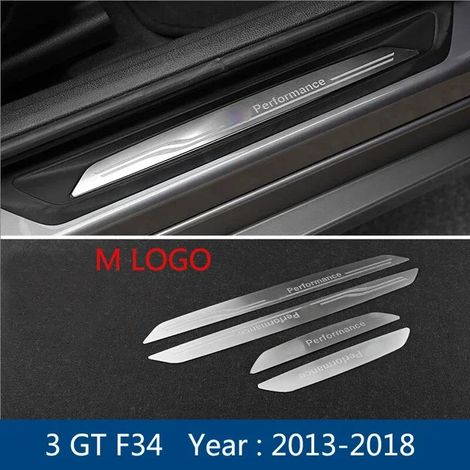 Accessoires pour BMW Série 3 GT (2013-2018) : pédale d'accueil,seuil de porte,baguettes de finition Compatible avec BMW Série 1,3,4,5,3GT,X1,X3,X4,X5,X6 (F20,F30,F10,F25,F16,F15) (1/3)