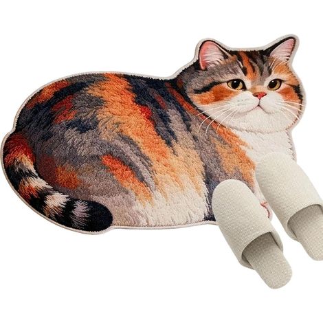 Katzenbadematte saugfähig rutschfest niedlicher