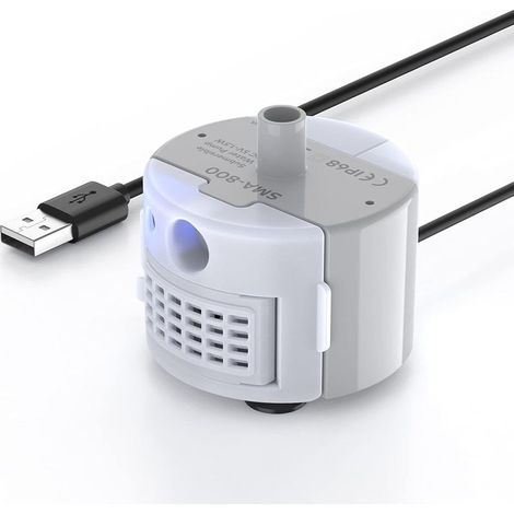 Katzenbrunnenpumpe mit LED-Beleuchtung, extrem leise, lange Lebensdauer, IP68 wasserdicht (1/5)
