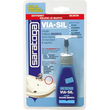 SCIOGLIE TOGLIE SILICONE INDURITO VIA-SIL SARATOGA GR 50 (10058)