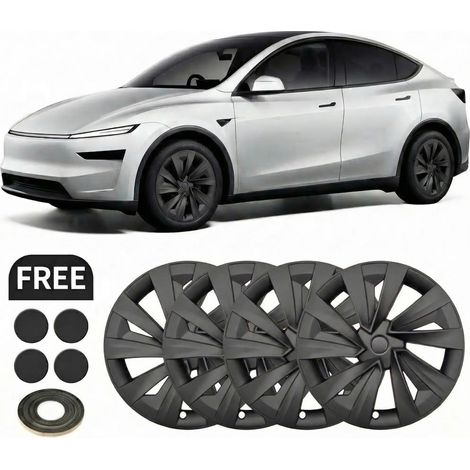Copricerchi da 19 pollici (neri) per Tesla Model Y Juniper 2025–2026 (1/4)