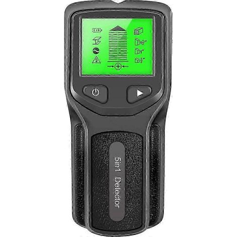 Sonde multifonction 5 en 1, positionnement précis, conception ergonomique, scanner de câbles portable - Noir (1/5)