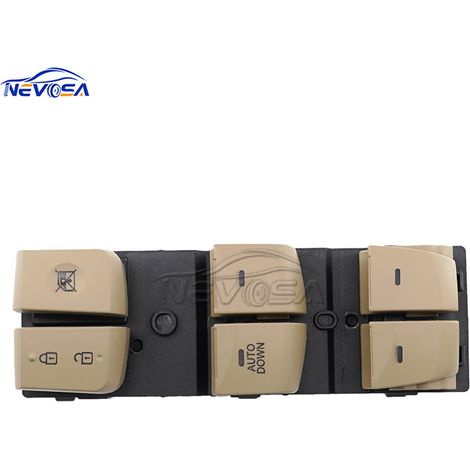 93570-4V000 is suitable for the left front window regulator switch of the Hyundai Elantra. (1/4)