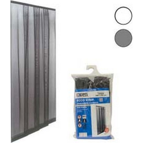 1PZ zanzariera a strisce ecco strip per porta - cm.140x250 bianca