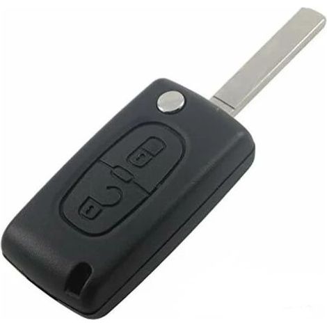 Citroen 2-Button Key Fob Case Compatible with Peugeot 107 207 307 308 407 807 (1/4)