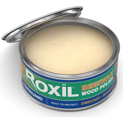 Roxil Beeswax Polish (300g) for Wood Furniture & Ornaments (1/3)