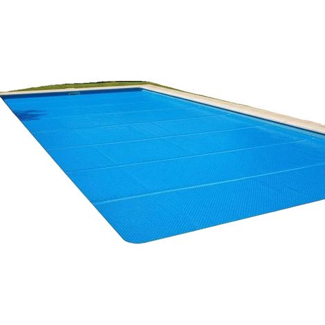 Cubierta para piscina, material duradero, resistente a la intemperie, azul. (1/2)
