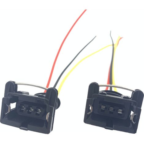 Connecteur étanche automobile de type TE 282191-1, fiche à 3 trous pour capteur d'injecteur de carburant, connecteur de faisceau de câbles (1/5)