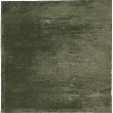 Tapis de sol,Tapis HUARTE à poils courts doux lavable vert forêt 200x200 cm CFW749208 (1/5)
