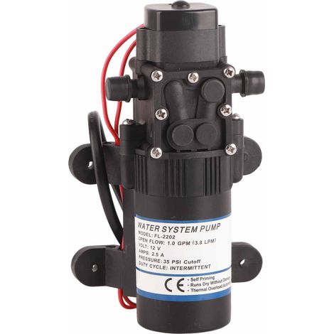 Miniatur-Gleichstrom-Druckerhöhungspumpe, 1,0 GPM, 2,5 A, 35 PSI, Permanentmagnetmotor, selbstansaugende Sprühpumpe, 12 V DC (1/5)