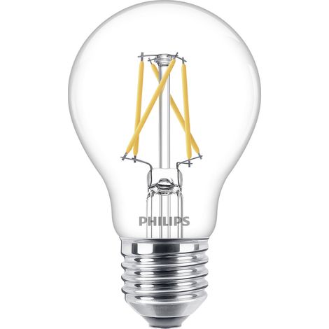 Philips LED 77213001 LED EEK F (A - G) E27 Glühlampenform 7.5 W, 3 W, 1.6 W = 60 W, 30 W, 16 W Warmw (1/4)