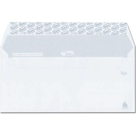 SOBRE SAM 110x220 BCO.90g OPEN PAQ.25