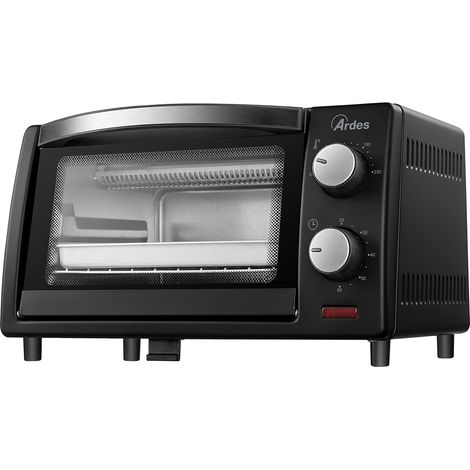 Ardes AR6211B Elektroofen Mini-Backofen mit Grill 10 L 800 W schwarz (1/2)