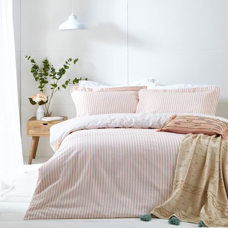Ensemble de Housse de Couette Rayé (1/5)