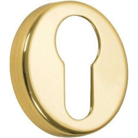 BOCCHETTA TONDA PROFILO EUROPEO ORO - 2 pezzi