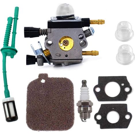 Vergaser mit Luftfilter und Kraftstoffleitung für Stihl BG45 BG46 BG55 BG65 BR45C SH55 SH85 Laubbläser 4229 1200 606 Vergaser Zama C1Q-S68G (1/5)