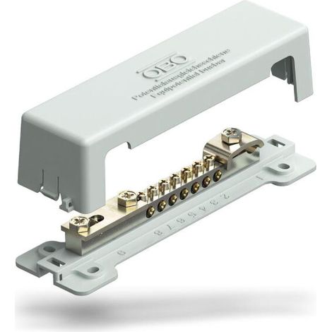 OBO Potentialausgleichsschiene 1809 188mm grau