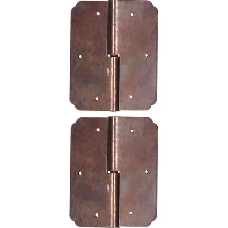 Un ensemble contient 2 charnières carrées, 6 cm, charnières de meubles chinoises anciennes, quincaillerie pour meubles. (1/5)