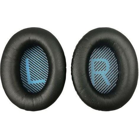 Black Ear Cushion Kit Bose Quietcomfort 35 Qc35 Headphones Pads Cups Replacement (1/5)