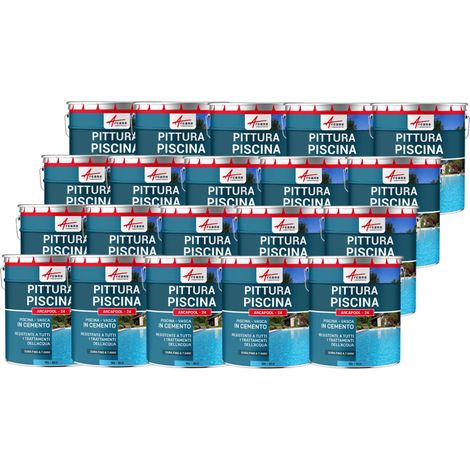 Vernici impermeabilizzanti per piscine - ARCAPOOL - 24 - 20 x 10 L Blu - ARCANE INDUSTRIES