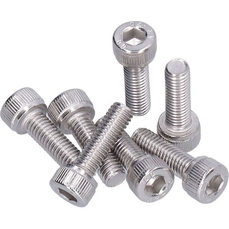 30 Vis à tête cylindrique M5 A2-70 Inox, Kit de 30 pour Bricolage et Montage, Filetage M5 x 16 mm (1/5)