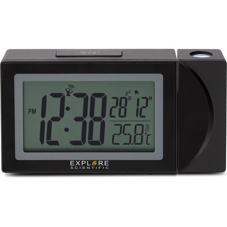 Explore Scientific RDP1002 Wecker Digitaler Wecker Schwarz