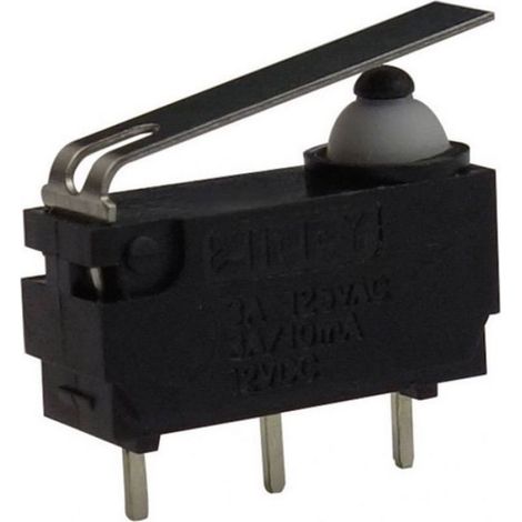 Interrupteur electronique Zippy - DW-N3S-01P0D-Z - Mikroschalter 12 V/DC 3 A 1 x Ein/(Ein) tastend 1 St. ()
