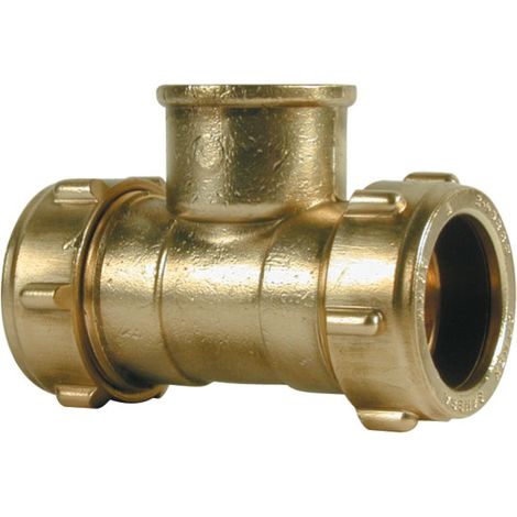 T-Stück m. Muffe Conex 617 22x3/4"22mm