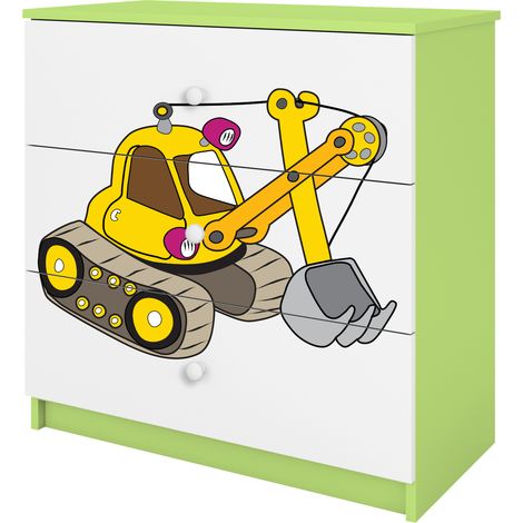 Kinderkommode Babydreams Grün (1/5)