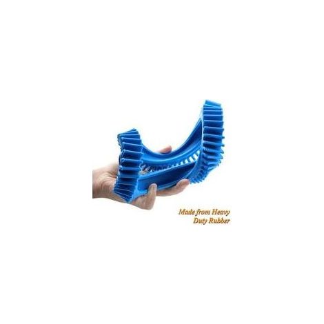 Kit de 2 roues avant bleues (réf. 896584000-143) avec patins remplaçables pour robots nettoyeurs de piscine – Compatible avec modèles Hayward Phoenix et Poolvergnuegen Select