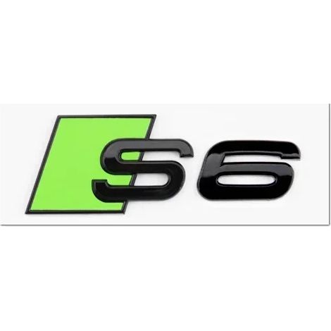 (S6)-2026 Nouveau badge ABS pour coffre arrière de carrosserie S3 S4 S5 S6 S7 S8, emblème autocollant décoratif, accessoires compatibles avec Audi A4 B8 B6 B9 B7 A3 8P A6 C7
