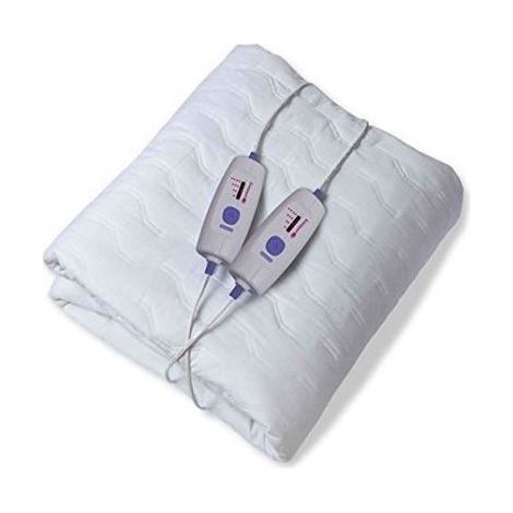 Chauffe-matelas Pekatherm doublé en coton 150 W Blanc