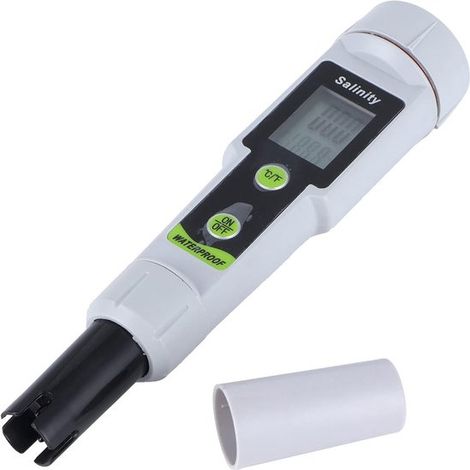 Meerwasserüberwachung, digitaler Salzwassertester, wasserdichtes Multifunktions-Testset, Salzgehaltsmessstift (1/5)
